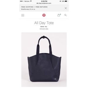 LuluLemon All Day Tote